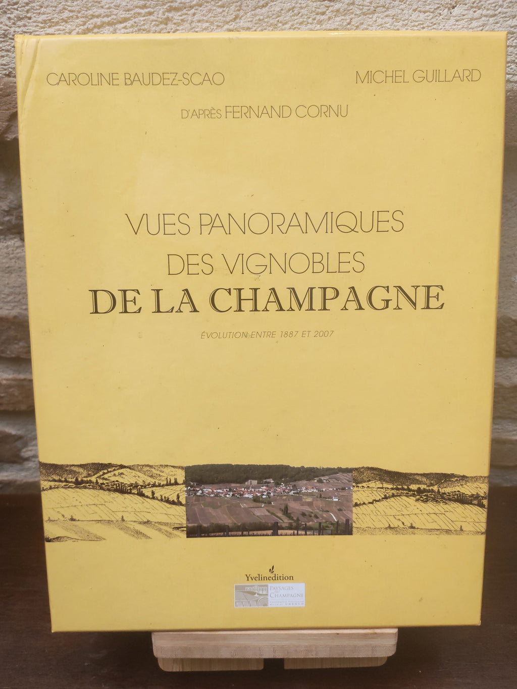 Vues panoramiques des vignobles de la Champagne : évolution entre 1887 et 2007 — beau livre d'occasion — couverture | Le Rayon Secret