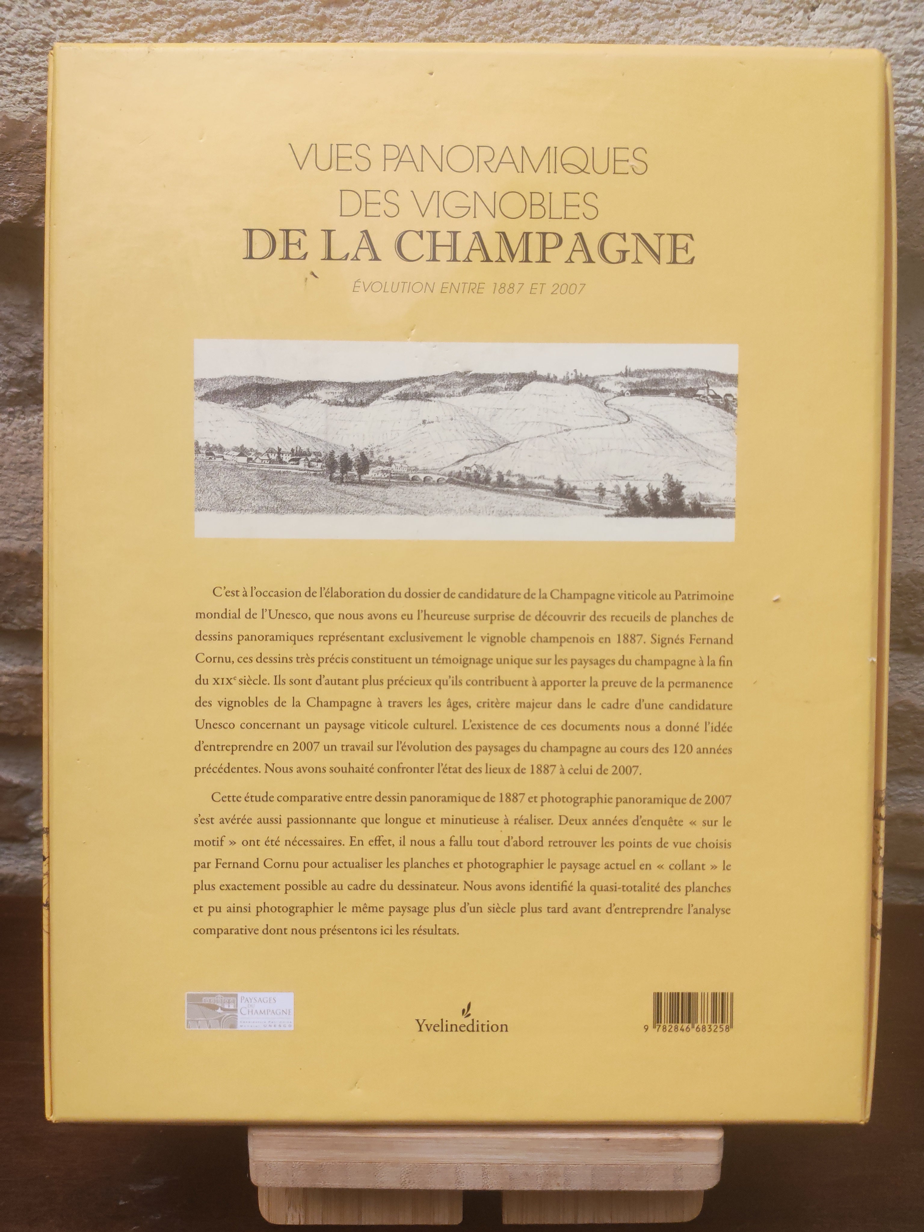 Vues panoramiques des vignobles de la Champagne : évolution entre 1887 et 2007 — beau livre d'occasion — photo 2 | Le Rayon Secret