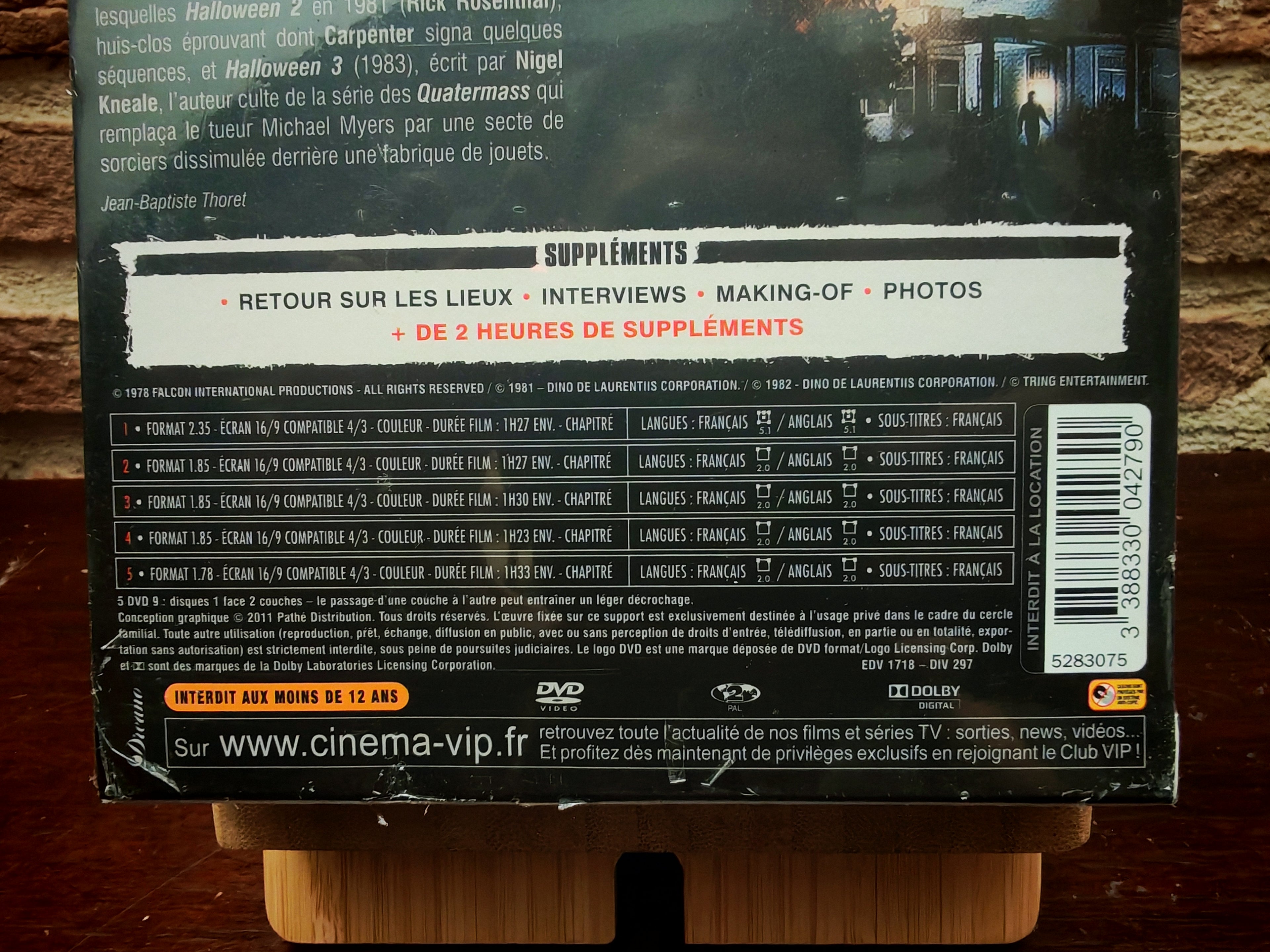 Halloween I à V coffret 5 DVD